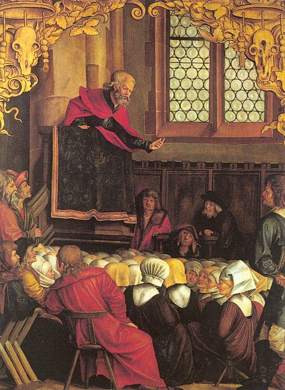 Hans Suss von Kulmbach The Sermon of St.Peter Germany oil painting art
